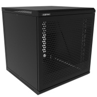 Шкаф настенный телекоммуникационный ТВС-12U-600-600-ПР-9006  05-2128-B