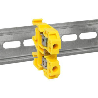 Колодка клеммная JXB-2.5/35 (25а) желт.  plc-jxb-2.5/35y