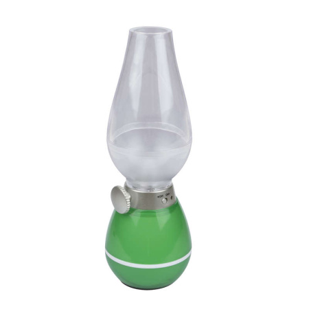 Светильник настольный TLD-538 Green/LED/80Lm/5500K/Dimmer "РЕТРО" 3Вт встроен. Аккум. 400мА.ч зел.  UL-00001502