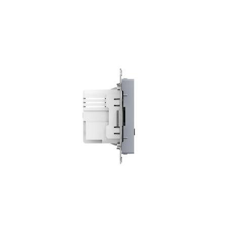 Розетка СП Эпика USB-С быстрая механизм алюм.  UP1-SOA-USBCF