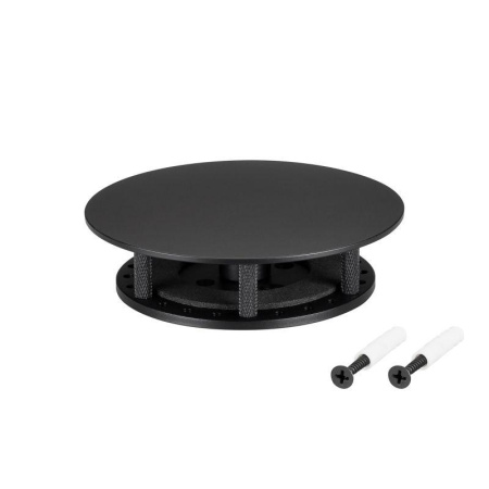 Крепление MOONLIGHT-BASE-ROUND-D25-S Black металл  046066