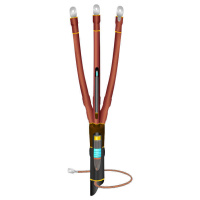 Муфта кабельная концевая внутр. установки 10кВ 10ПКВТпбН-3х(150-240)/800мм с болт. наконечн.  22060009