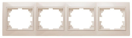 Рамка 4-м СП Plano 1-504-02 гор. сл. кость  Б0027630