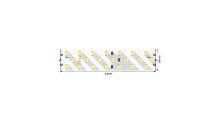 Лента светодиодная ПРО 2835 252 LED/м 24 Вт/м 24В IP20 нейтр. бел. (уп.5м)  00-00005077