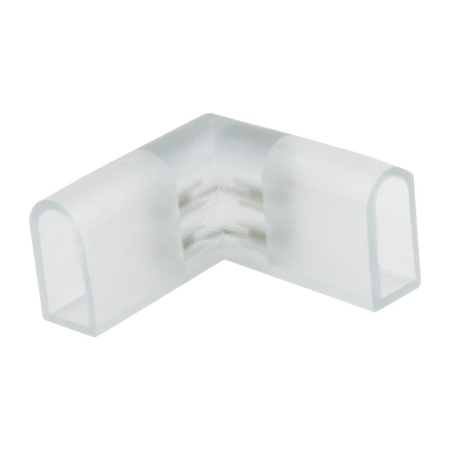 Соединитель L-образный UTC-K-22/N21 CLEAR 010 POLYBAG для светод. лент ULS-N21 NEON 220В 2 контакта (уп.10шт)  UL-00004460