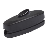 Выключатель-кнопка 250В 2А ON-OFF на электропровод (для лампы)  36-3018