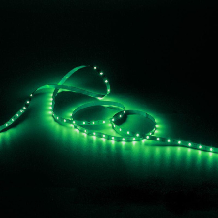 Лента светодиодная Elementary 2835/60-SMD 4.8Вт/м зел. IP20 210лм/м 12В 8мм (уп.5м)  355000605