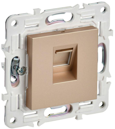 Розетка компьютерная RJ45 кат.6 SKANDY SK-K02Sa песочн.  SK-K10-2-K98