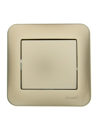 Выключатель 1-кл. 1п СП ASTI 10А IP20 в сборе золото.  7081-3636-100