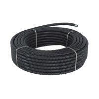 Металлорукав DN 12мм в герметичной полиуретановой оболочке Dвн.12.0мм Dнар.15.0мм черн. (уп.50м)  6071PU-012N