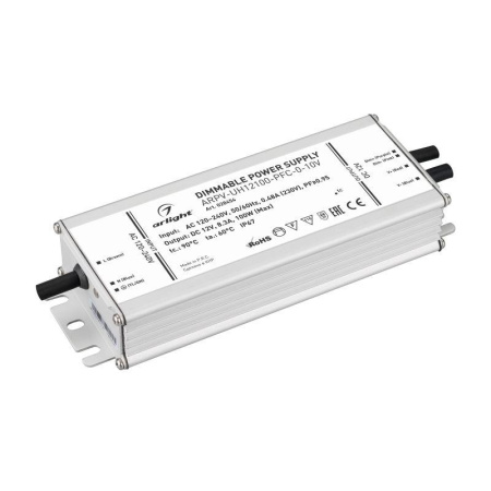 Блок питания ARPV-UH12100-PFC-0-10V 12В 8.3А 100Вт IP67 металл  028454