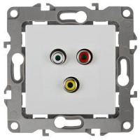 Розетка 12-3113-01 RCA бел. ЭРА Б0027471