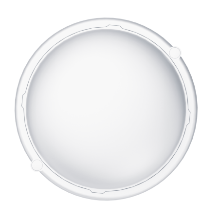 Светильник светодиодный 90 235 OBL-R5-7-4K-WH-IP65-LED 7Вт 4000К IP65 690лм ЖКХ круг бел. пластик  90235