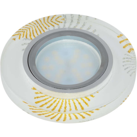 Светильник DLS-P200 "Peonia" GU5.3 CHROME/WHITE  09996