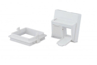 Вставка SIP2A-2K-M45-45 угл. 45х45 (аналог Mosaic) для 2х модулей KJ5 KJ6 KJE KJNE со шторками  35209