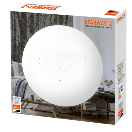 Светильник светодиодный декоративный PPB Starway-2 36Вт 4000К IP20 d380х65 настенно-потолочный бытовой  5025516