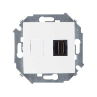 Розетка аудио/видео HDMI СП  15 механизм бел.  1591407-030