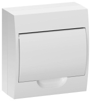 Корпус пластиковый ЩРН-П-8 бел. дверь IP41  MKP13-N-08-41-K01-G