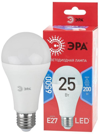 Лампа светодиодная RED LINE LED A65-25W-865-E27 R 25Вт A65 груша 6500К холод. бел. E27  Б0048011