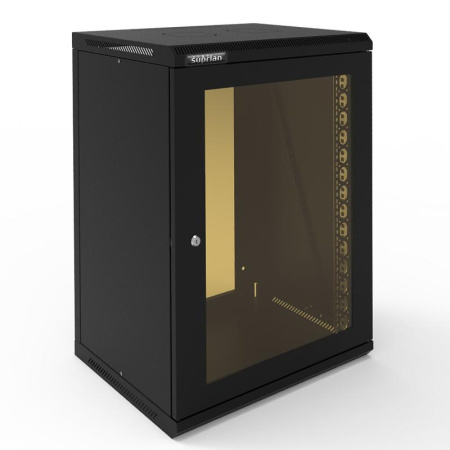 Шкаф настенный телекоммуникационный ТВС-15U-600-450-СР-9006  05-2153-B