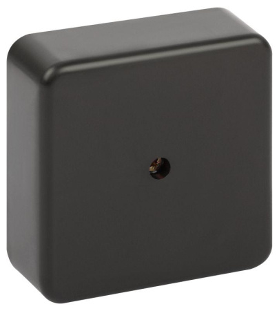Коробка распаячная 75х75х28мм без клеммы IP40 черн. BS-B-75-75-28  Б0061809