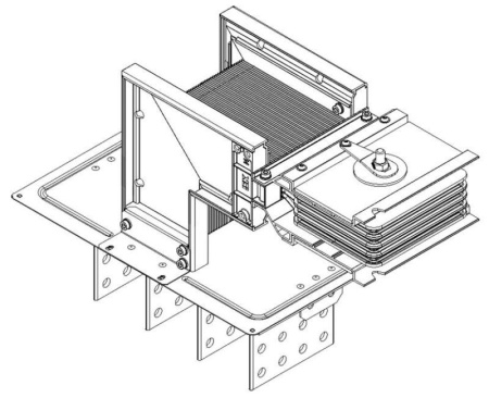 Секция фланцевая прав. Тип2 4000А Al 3L+N+PER НК IP55 тран.  LB-4000A4-25-F-FR2