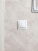 Выключатель 2-кл. СП Кварта 10А IP20 ВС10-2-1-КБ с индикацией бел.  EVK21-K01-10-DM