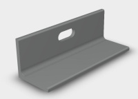 Опора сборная ККБ-ОПБ 50х50 L=150мм S=5мм гор.оцинк. без основания (уп.2шт)  KKB.STWB.15.50.HDZ