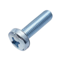 Винт с полукруглой головкой М5х20 DIN 7985 класс прочн. 4.8 цинк (уп.100шт) пакет  UTORM3101458