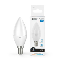 Лампа светодиодная Elementary 10Вт свеча 6500К холод. бел. E14 750лм  33130