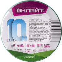 Изолента ПВХ 61 880 OIT-B15-10/G зел.  61880