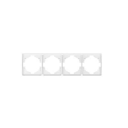 Рамка 4-постовая MIELE бел.  KR-78-0754-1