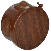 Коробка распаячная ОП КМ d85х40 IP54 4 ввода дуб  UKO21-085-040-000-K24-54 Коробка распаячная ОП КМ d85х40 IP54 4 ввода дуб  UKO21-085-040-000-K24-54