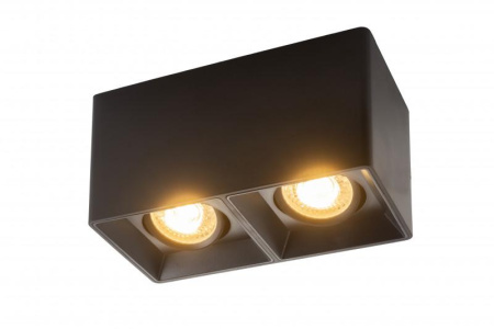 Светильник накладной IP20 10Вт GU5.3 LED черн. пластик  DK3035-BK