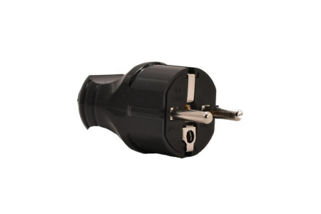 Вилка Accessories с заземл. UPS черн.  715-0501-605B