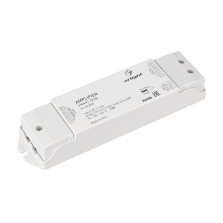 Усилитель SMART-RGB (12-24В 3х6А) (IP20 пластик)  023830
