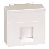 Адаптер на 1 RJ45(12) коннектор широкий шторка 27 сл. кость 27087-32