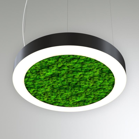 Светильник светодиодный RVE-LBX-MOSS-HOLE-RING-1200-P 96Вт 4000К 1200х1200х100мм подвесной шир. рассеив.=80мм бел.  RVE00000534
