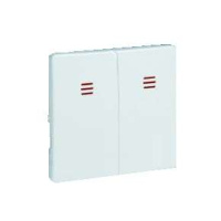 Клавиша двойная 82 граф. с инд. 82025-38