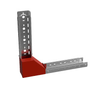 Угол для лотка вертикальный внутр. R 50х600мм с разворотом трассы на 90град. "ПЛЮС" HD85 КМ PL17678