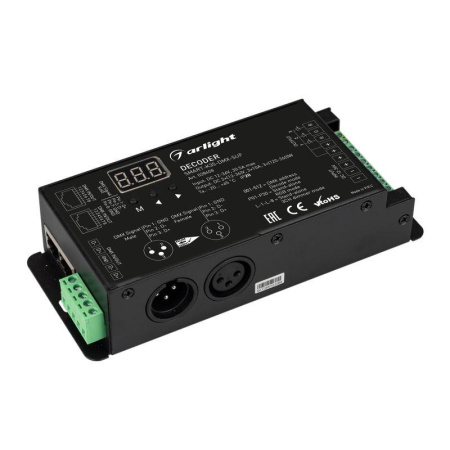 Декодер SMART-K35-DMX-SUF 12-36В 3х10А XLR3 метал.  028408