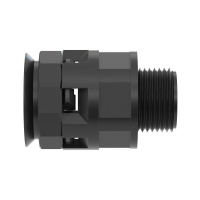 Переходник труба-коробка DN 17мм М20х1.5 полиамид черн. IP66  PAM17M20N