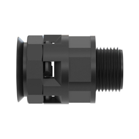 Переходник труба-коробка DN 17мм М20х1.5 полиамид черн. IP66  PAM17M20N