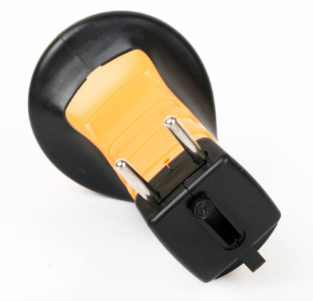 Фонарь аккумуляторный LED3807 7LED 2 режима аккум. SLA 220В пластик. черн./желт. (кор.)  9216