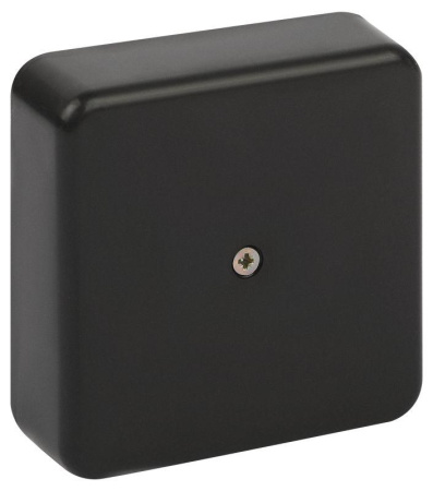 Коробка распаячная 75х75х20мм без клеммы IP40 черн. BS-B-75-75-20  Б0061803