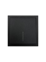 Выключатель 1-кл. с индик. СП ZIMA IP20 10А безвинт. зажим черн. бархат  704-4288-111QC