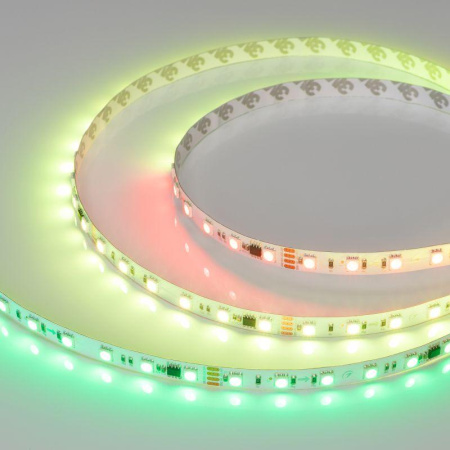 Лента светодиодная SPI-B60-10mm 24V RGB-PX6-RAM 15Вт/м IP20 5060 бегущий огонь (уп.5м)  033447