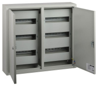 Корпус металлический ЩРН-72 2-х дверный (540х600х120) IP31 УХЛЗ навесной сер. ЭРА Б0062915