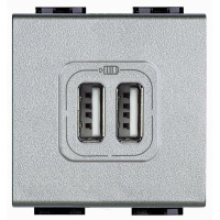 Разъем LL для зарядки 2хUSB алюм. Leg BTC NT4285C2