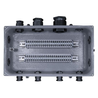 Коробка клеммная КЗНС-48 У2 48 зажимов IP65 (метал. вводы)  ET002546